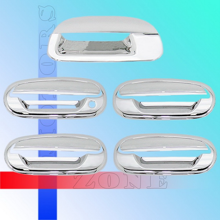 97-02 FORD F150 CHROME DOOR HANDLE COVERS TAILGATE TRIM